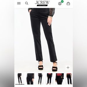 J Crew Factory Velvet Kallie Pant in Size 12 (NWT)